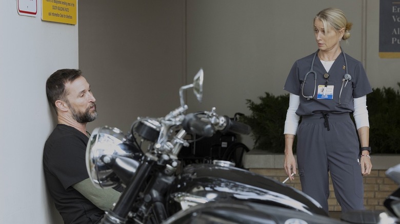 Robby and Nurse Dana in The Pitt Season 2, Episode 12
