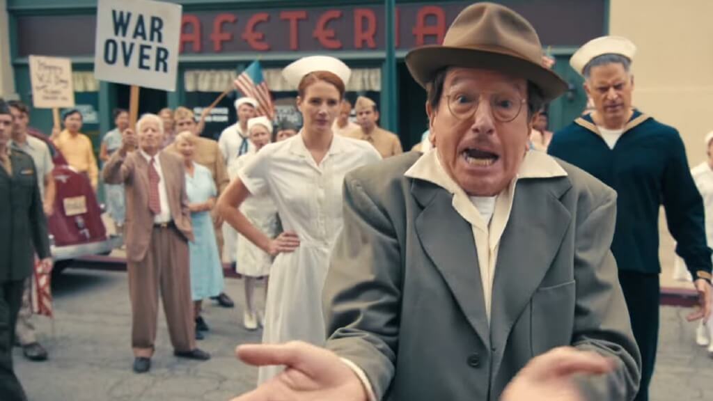 History hates Larry David in first clip from his and the Obamas' new sketch show