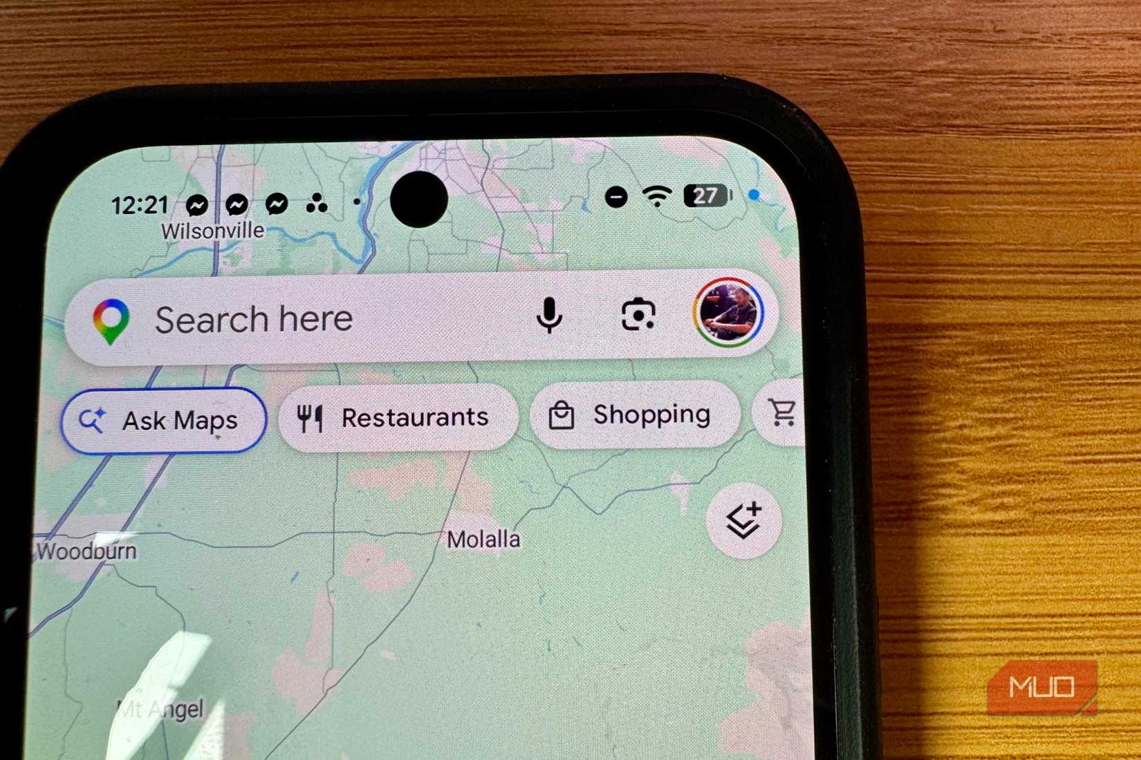 Location dot on Pixel 9 Google Maps