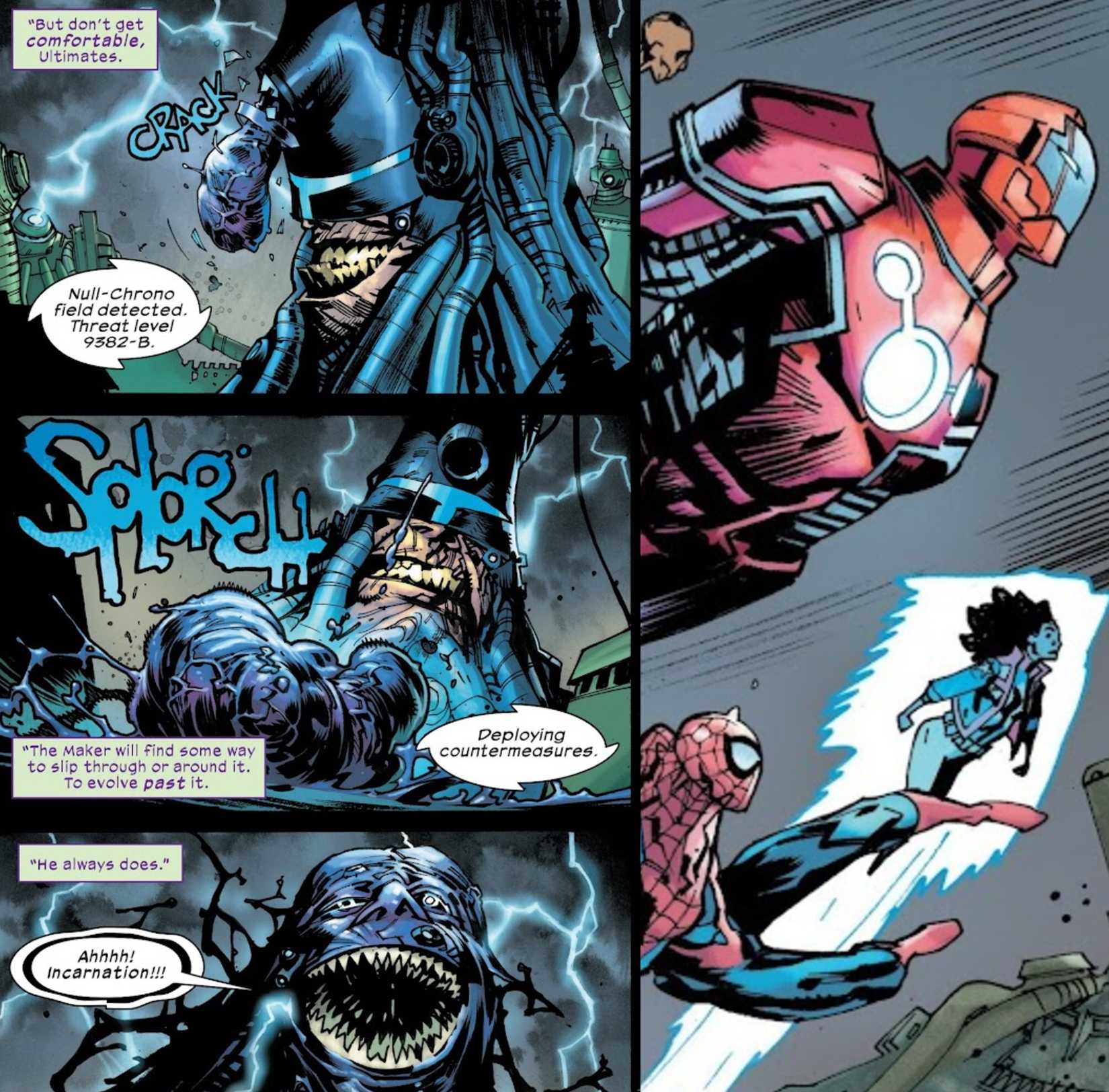 maker manifests as carnage to kill ultimate spider-man 3