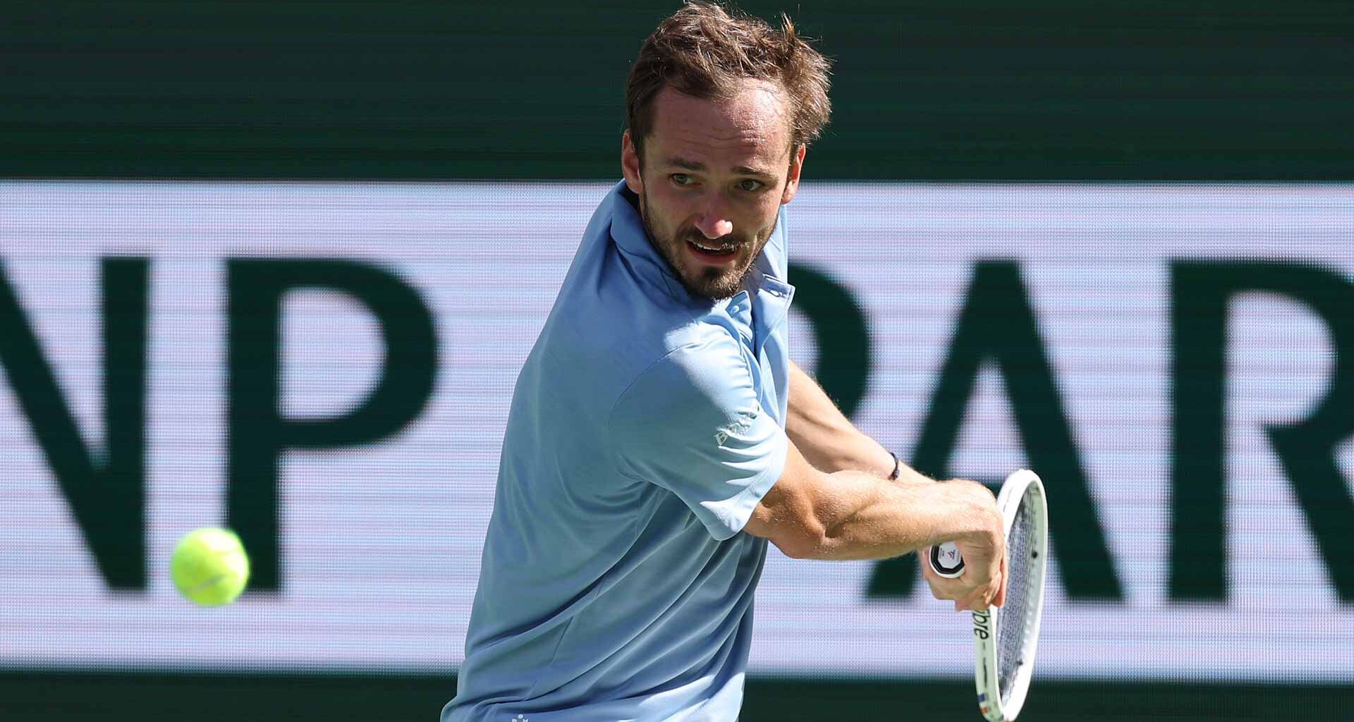 Daniil Medvedev holds an 18-4 season record, according to the Infosys ATP Win/Loss Index.