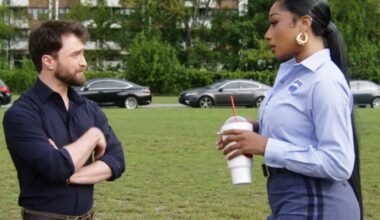 Megan Thee Stallion Flirts With Daniel Radcliffe on 'Reggie Dinkins'