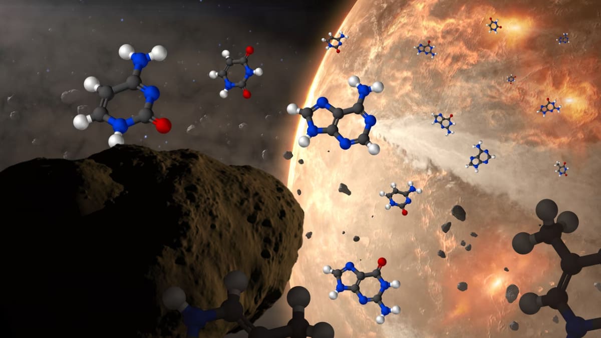 meteorite-deliver-organics