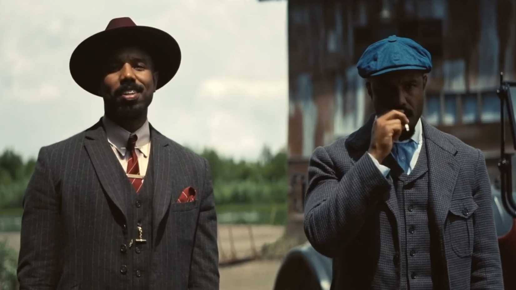 Michael B Jordan as Smoke and Stacks in Sinners