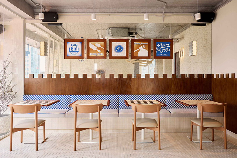 mosaic gradients and graphic pasta motifs animate restaurant’s interiors in vietnam - 2