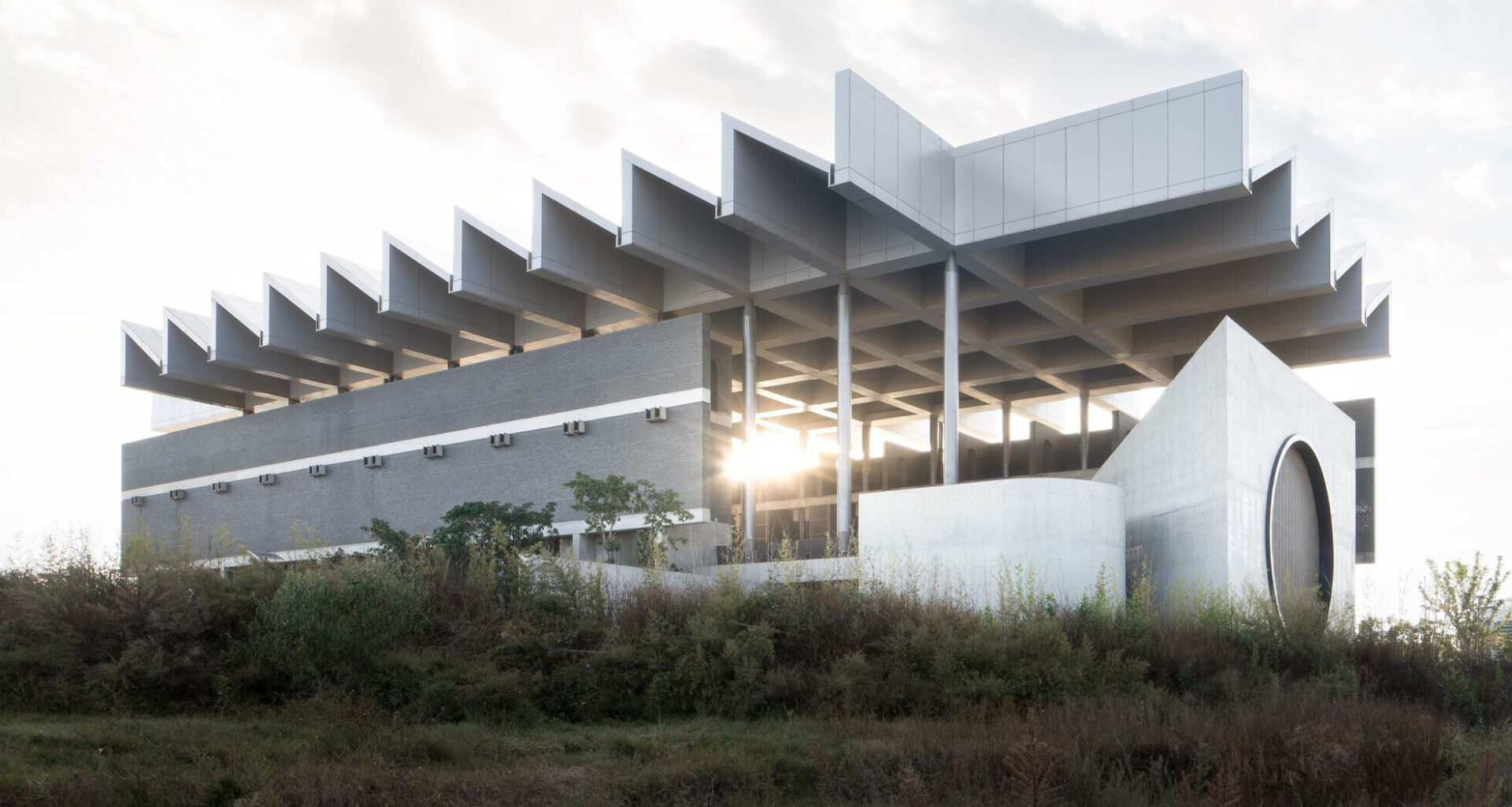 tanghua architects shapes monumental museum for documentaries