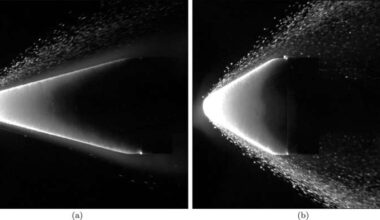 High-speed images from the heat shield test. Credit - University of Illinois at Urbana-Champaign