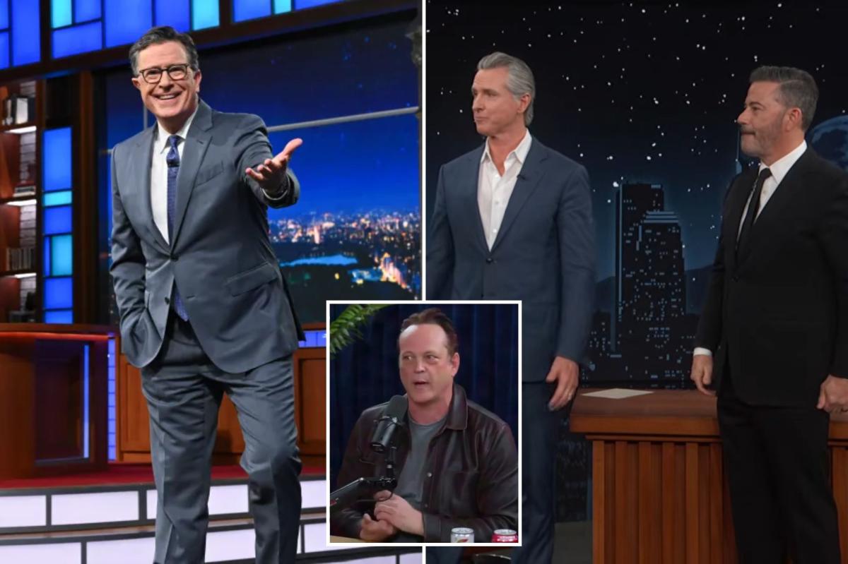 Vince Vaughn slams late night talk shows as same agenda based people