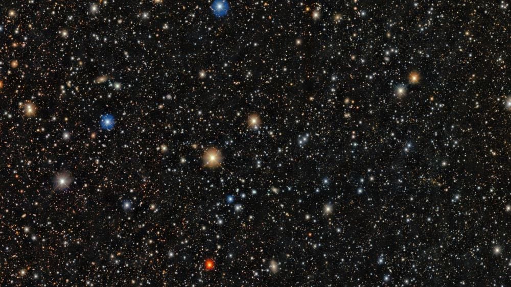 This image shows stars in Pictor II, an ultra-faint dwarf galaxy. It's an ancient galaxy, more than 10 billion years old. One of the stars is named PicII-503, and it's a Population II star, known for their low metallicities. Astronomers have been searching for these ancient stars because they hold clues to the evolution of the Universe. Image Credit: CTIO/NOIRLab/DOE/NSF/AURA