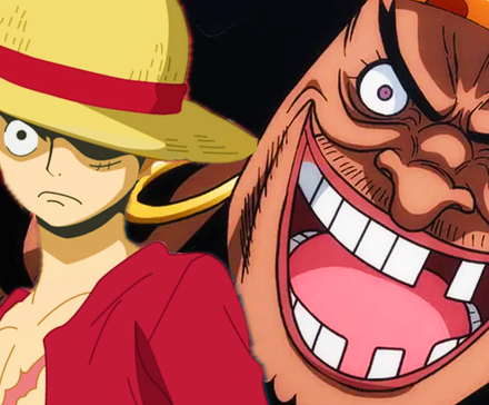 one piece blackbeard luffy anime