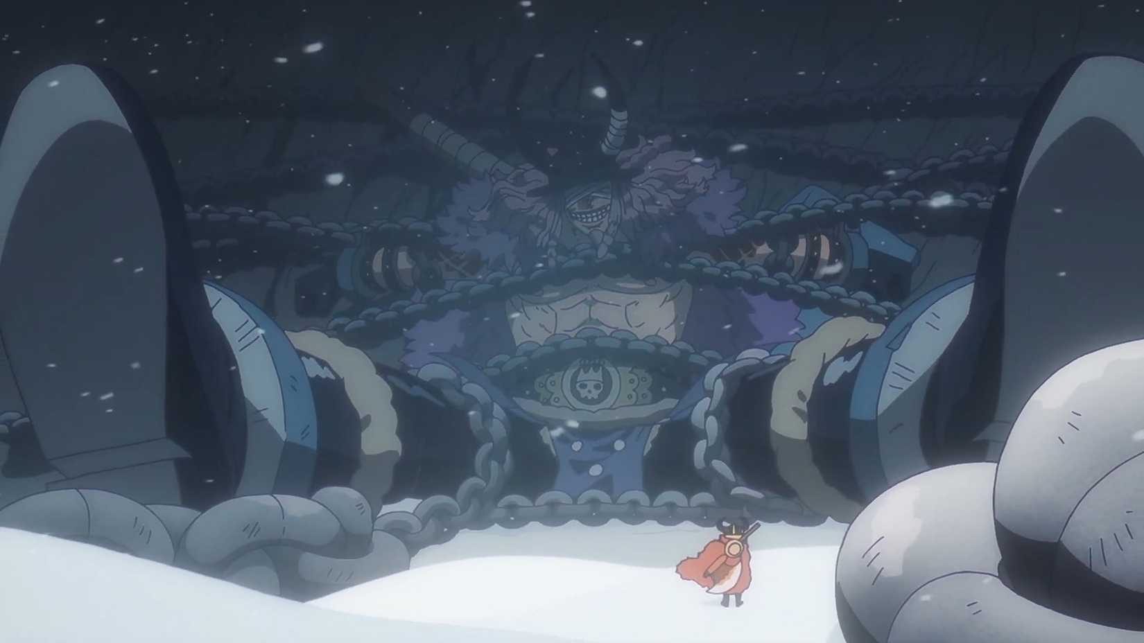 A Still From One Piece Elbaph Arc Trailer