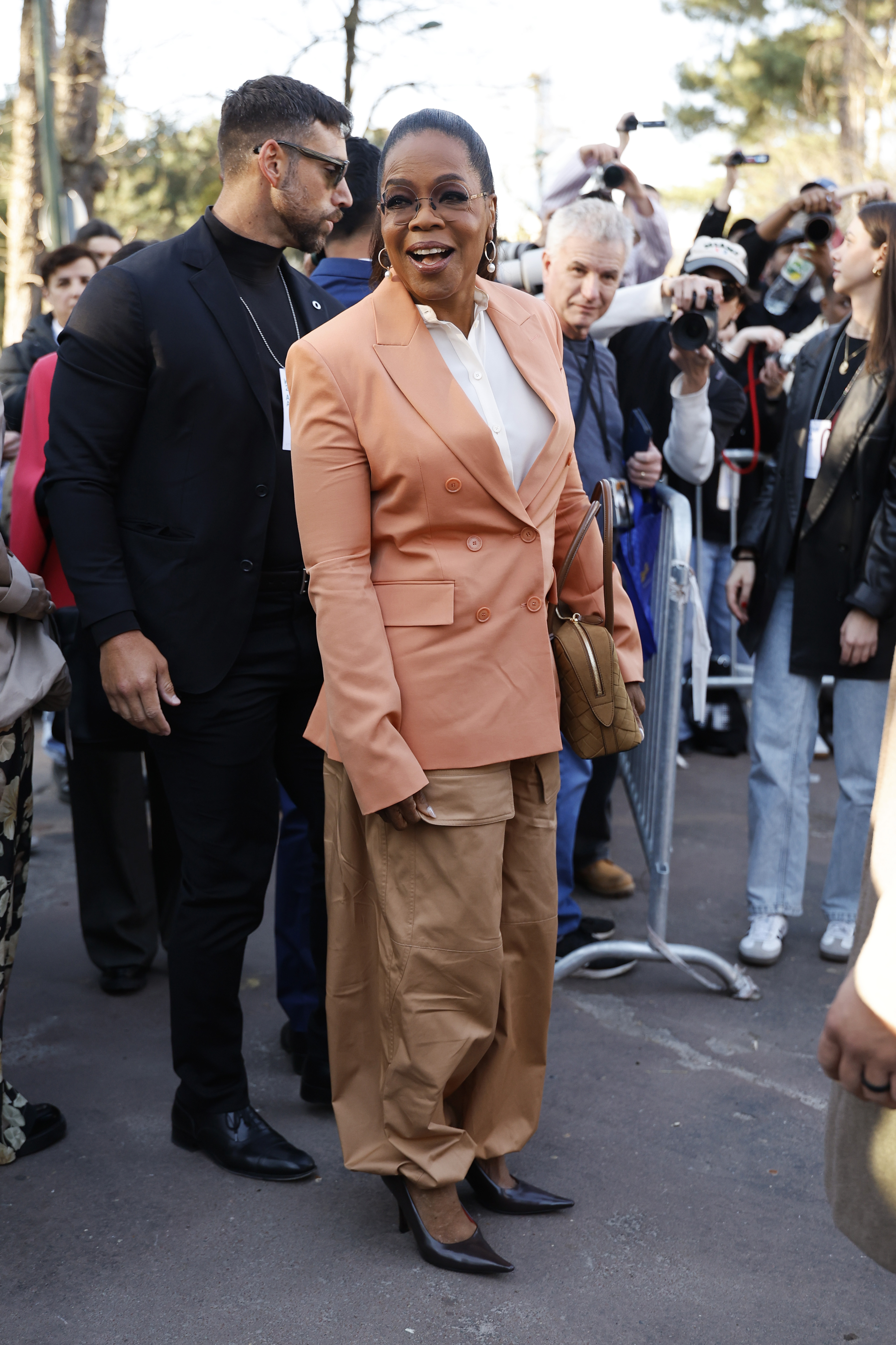 Oprah Winfrey at the Stella McCartney show