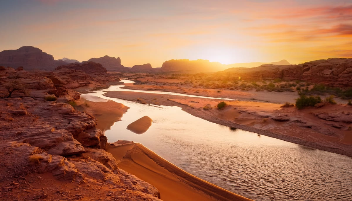 Martian-landscape-river-water