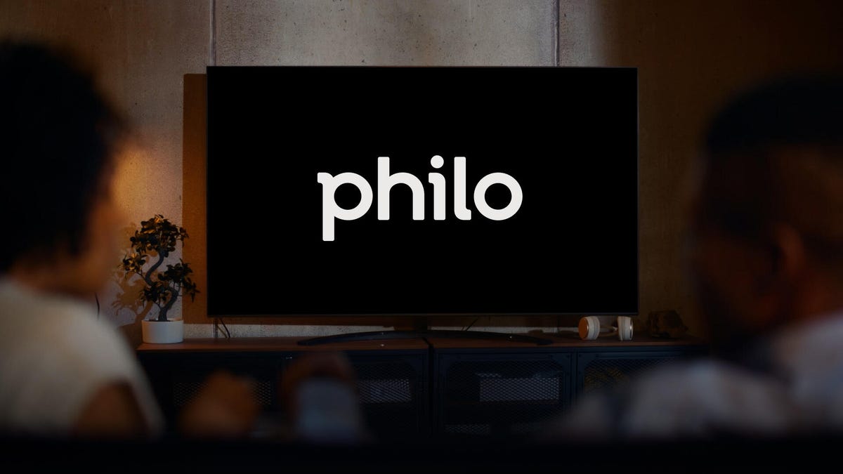 Philo logo on a TV
