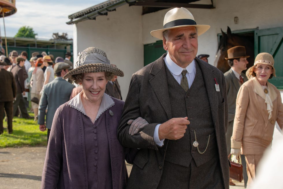 Phyllis Logan, Jim Carter, Downton Abbey: The Grand Finale phyllis logan, jim carter, downton abbey the grand finale