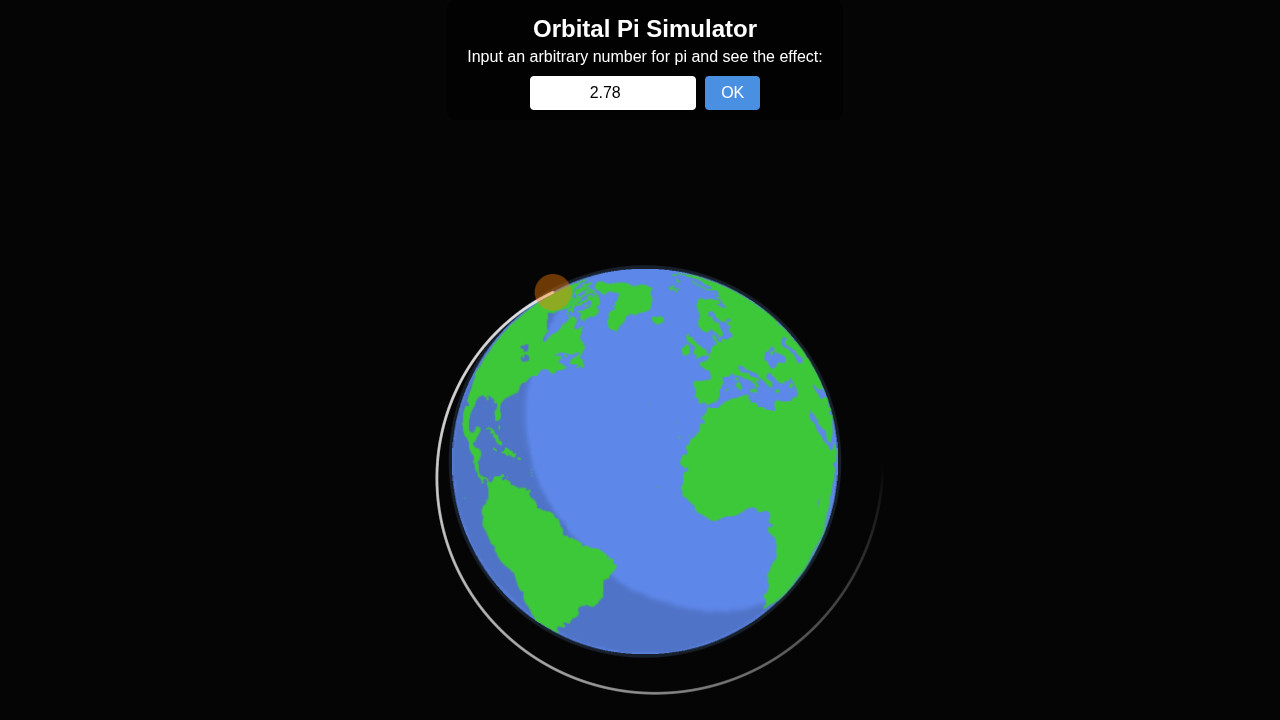 Take Pi For A Spin In This Orbital Simulator