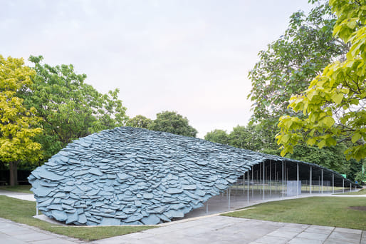 The Junya Ishigami-designed 2019 Serpentine Pavilion at the Serpentine Gallery, London. Image © Junya Ishigami + Associates, Photography © 2019 Iwan Baan