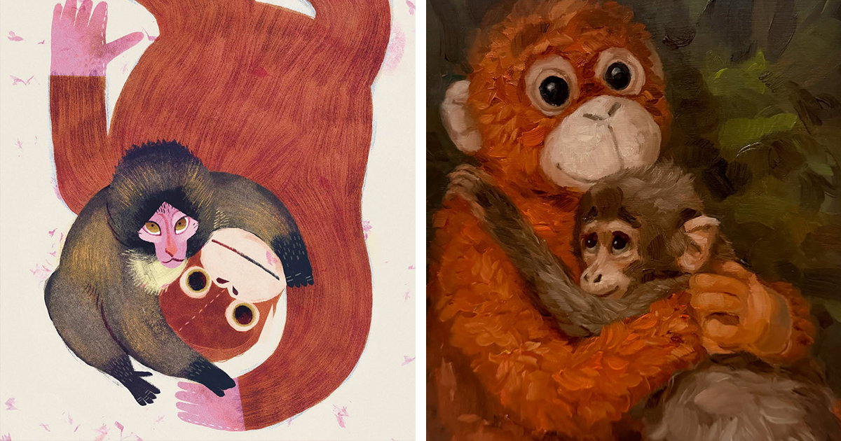Creatives Honor Baby Monkey Punch With Adorable Artworks