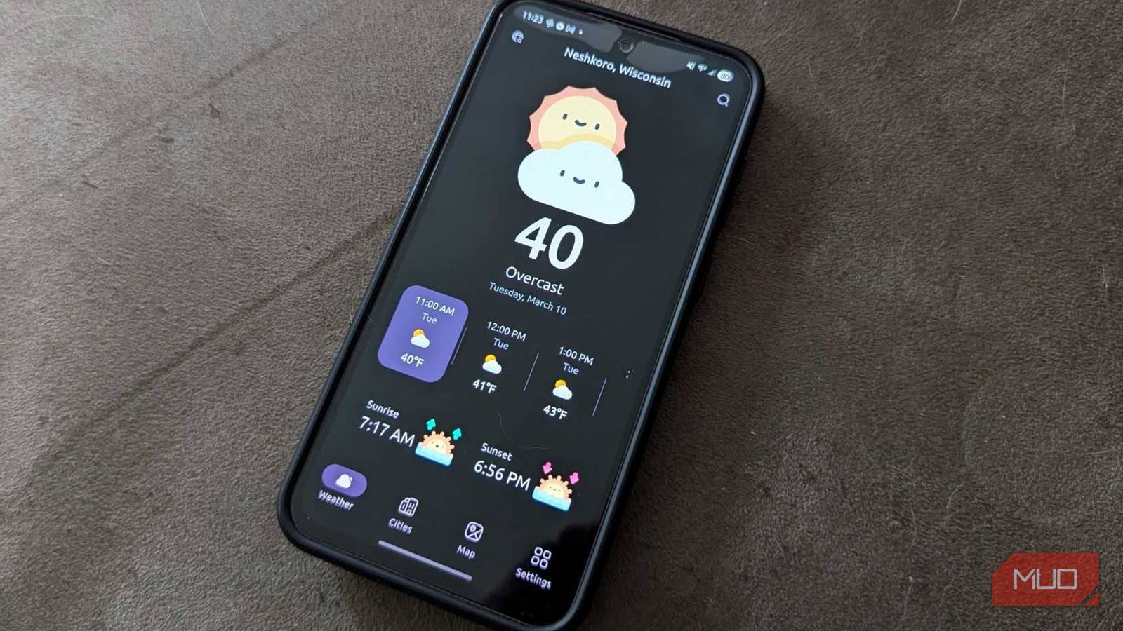 I installed this cute Android weather app for the design and stayed for the accuracy