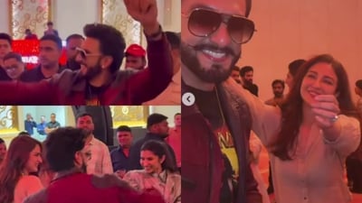 Ranveer Singh, Sara Arjun and Saumya Tandon at Dhurandhar 2 Premiere After Party