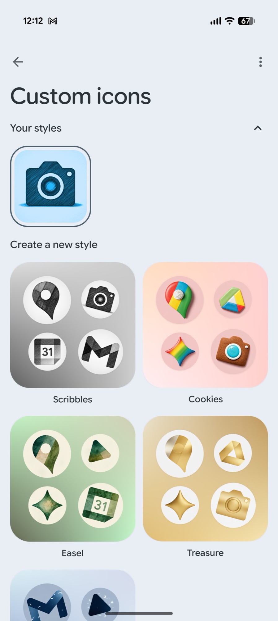 screenshot android 16 qpr3 wallpaper style icons create custom icons 1