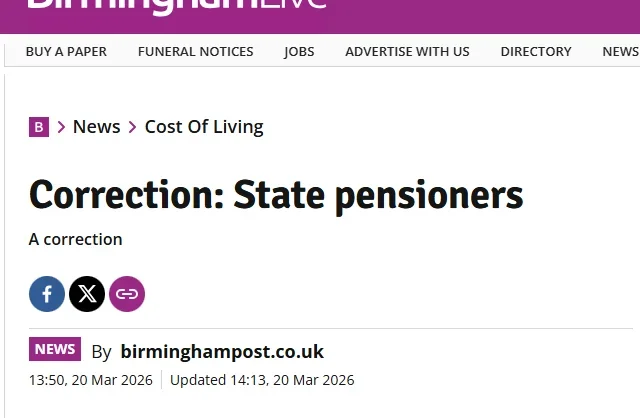 Reach website rapped over 'significantly misleading' pensions headline