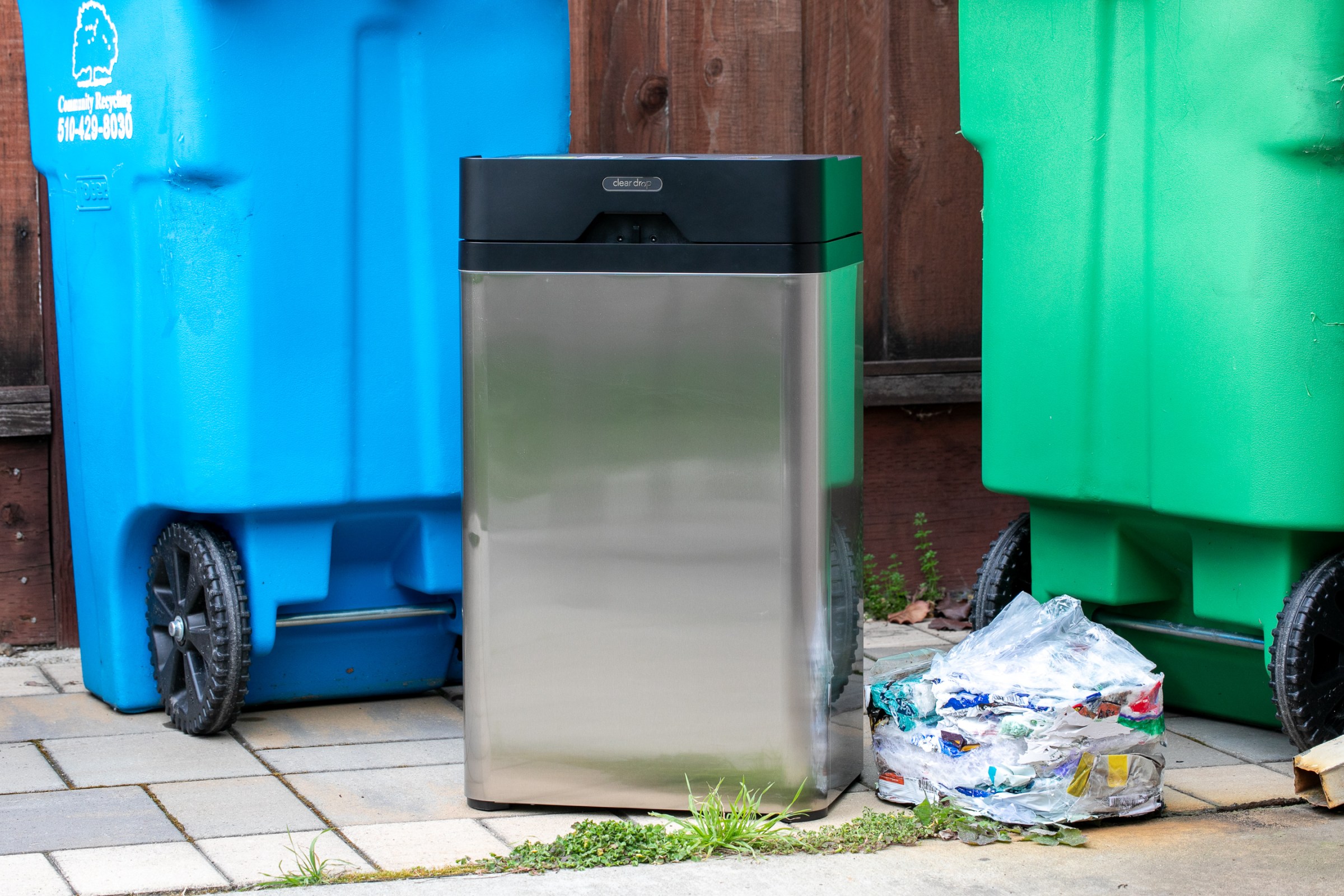 Will the blocks produced by these machines eventually be accepted in local recycling bins?
