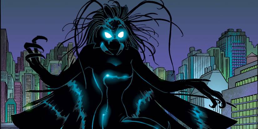 Shathra poses on a rooftop in Marvel Comics