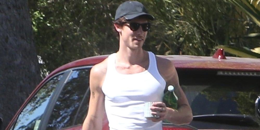Shawn Mendes Steps Out to Move His Car Barefoot in a Tank Top | Shawn Mendes | Celebrity News and Gossip | Entertainment, Photos and Videos