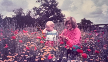 Prince William, aged two, and the late Diana, Princess of Wales. Pic: Kensington Royal/X