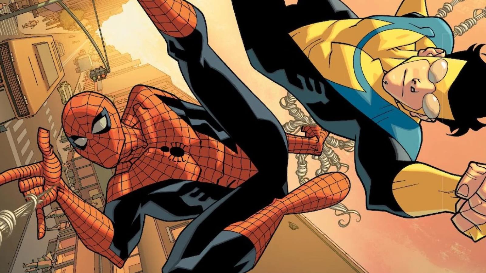 SPIDER-MAN/INVINCIBLE Comic Crossover Under Fire For Blatant Amazon Prime Product Placement