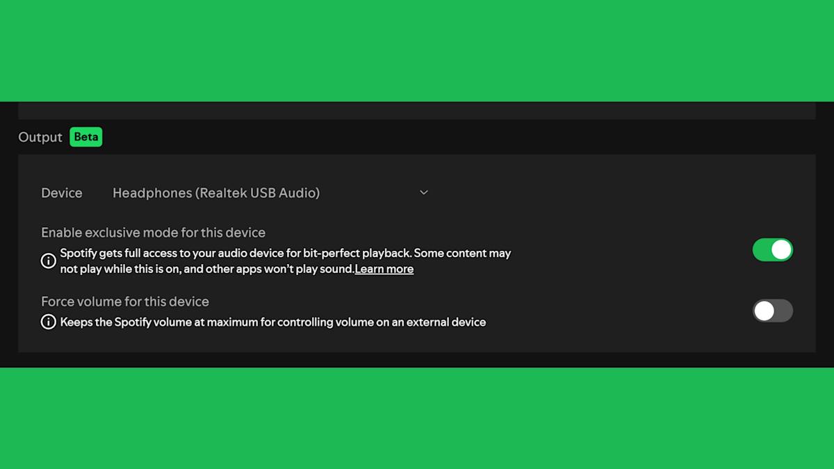 Spotify rolls out 'bit-perfect' playback in Windows app