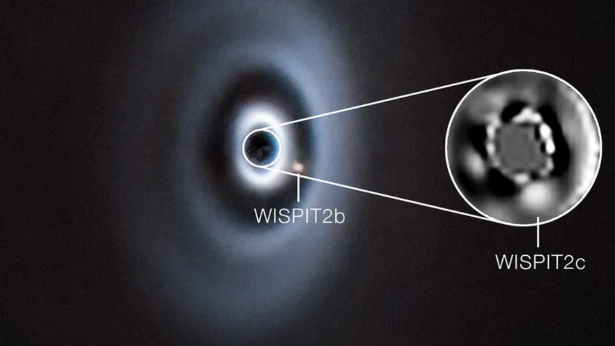 Astronomers Capture Two Giant Planets Forming Around Young Star WISPIT 2