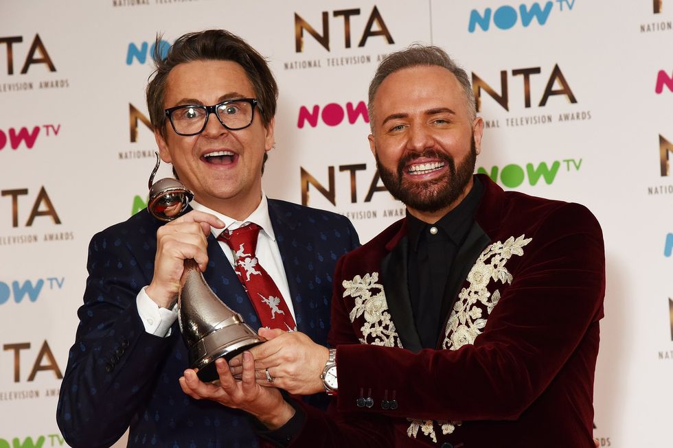 Stephen Webb and ex Chris Steed