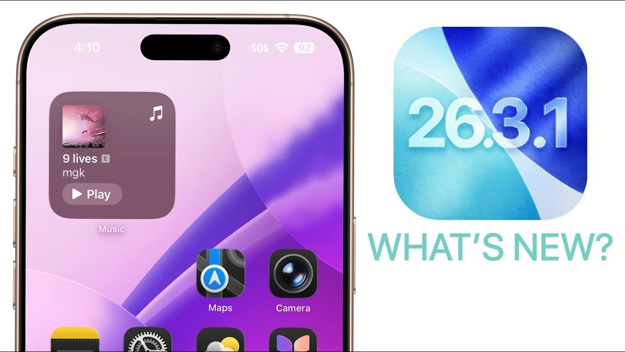 iOS 26.3.1 Update Adds Studio Display 2026 Support and Fixes