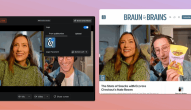 Substack recording studio