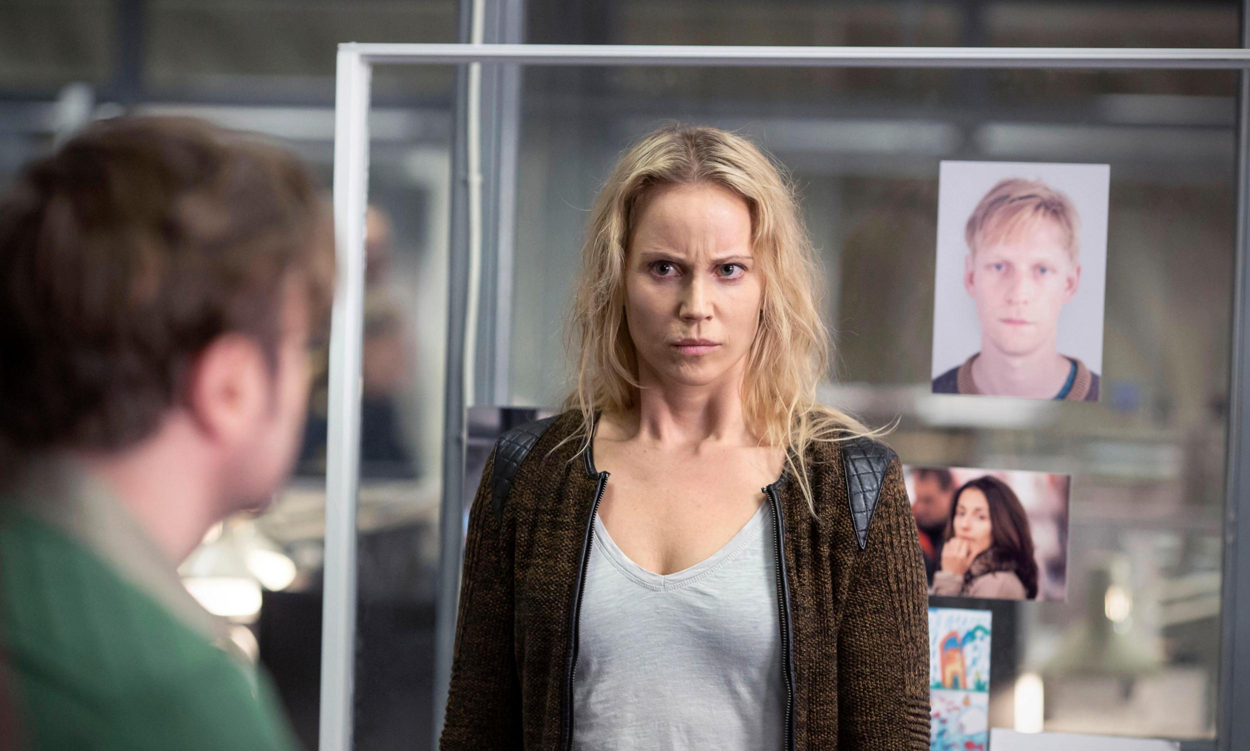 Sofia Helin as Saga Norén in 'The Bridge' was inseparable from with her bright yellow Porsche