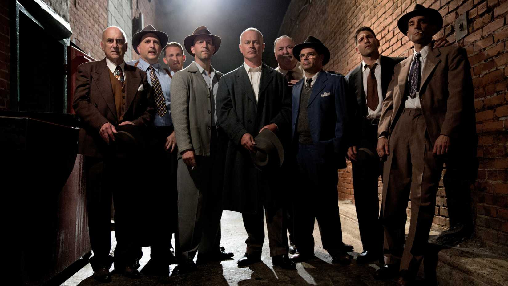 The cast of Mob City