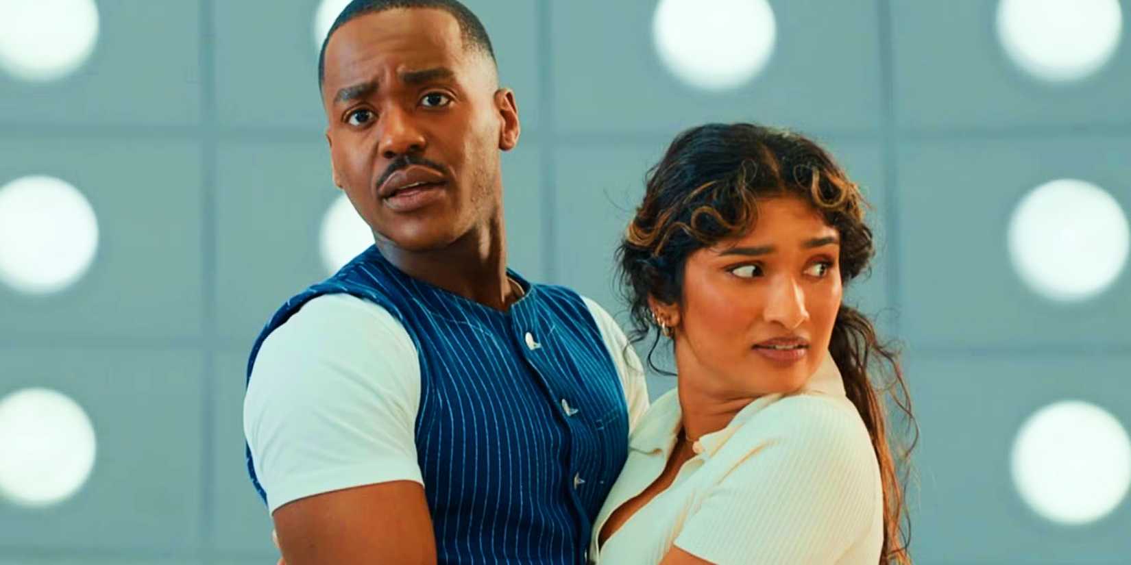 The Fifteenth Doctor hugging Belinda in Doctor Who