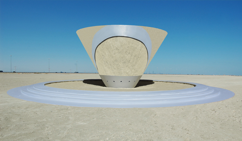 the interactive sand reflecting cone 2