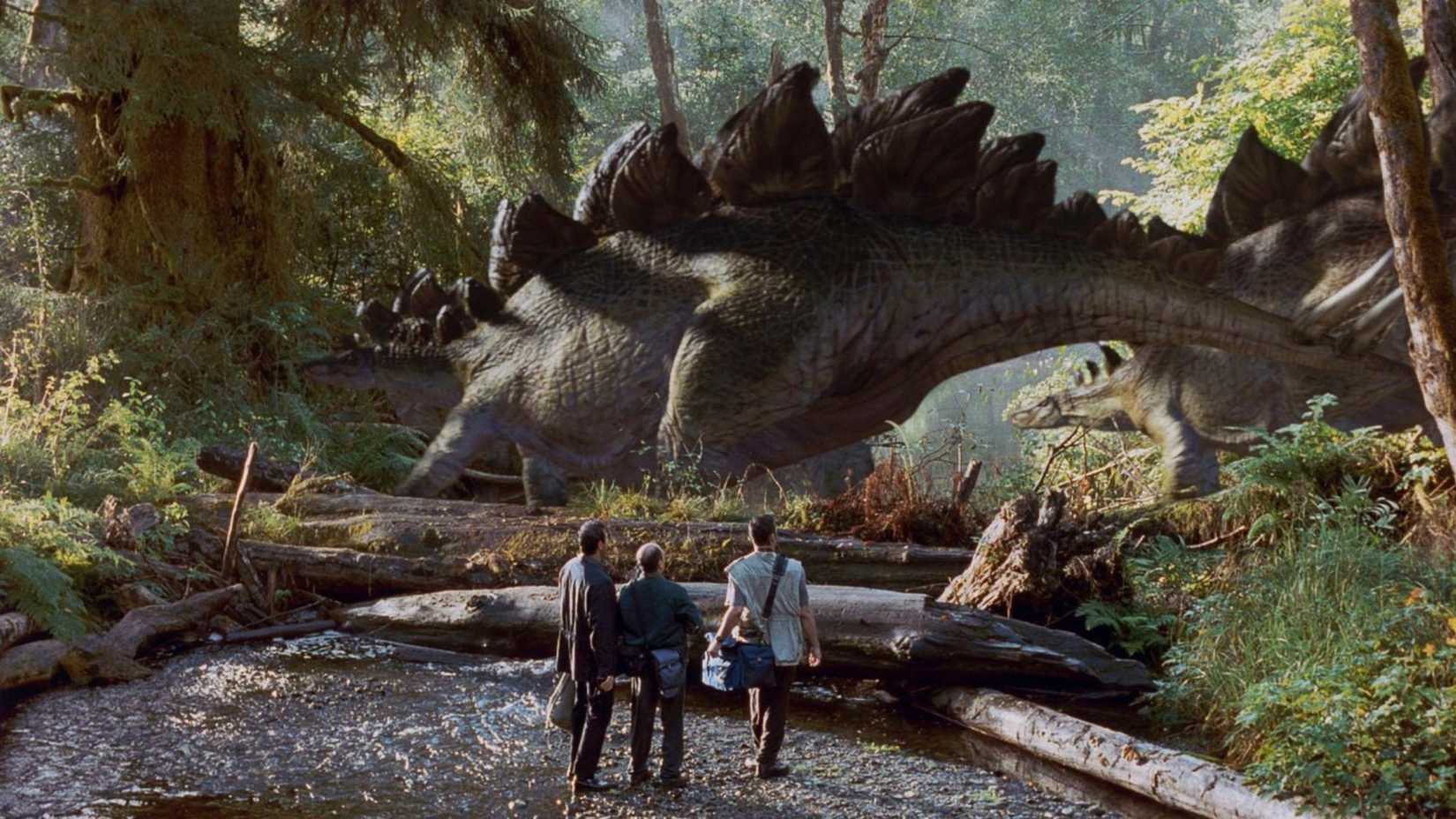 The team watches dinosaurs in The Lost World Jurassic Park