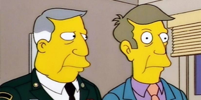 the real Principal Skinner and Armin Tamzarian The Simpsons The Principal and the Pauper
