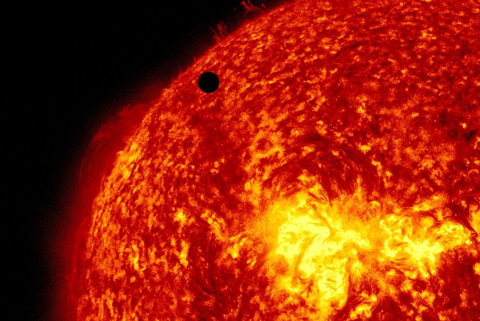 The sun pictured in a NASA handout