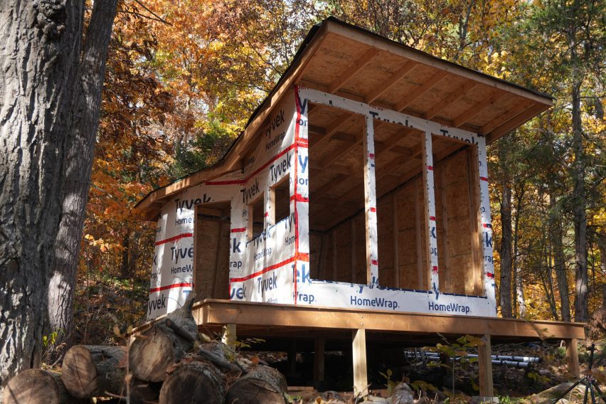 Self-built cabin in Canada