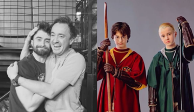 Harry Potter stars Tom Felton and Daniel Radcliffe reunite on Broadway