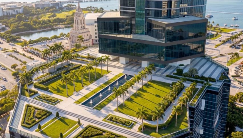 Trump presidential library skyscraper