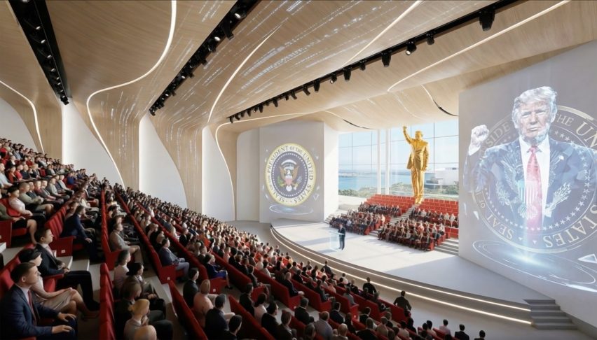 Trump presidential library skyscraper