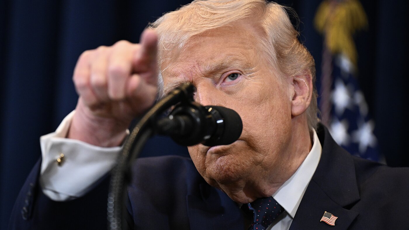 Trump holds press conference as U.S.-Israel-led Iran war enters second week : NPR