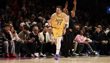 Watch Luka Doncic drop 60 on Miami Heat as Lakers win eighth in a row