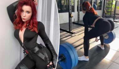 Superhero cosplayer spends 4 hours in the gym every day to transform into a 'fantasy vixen'